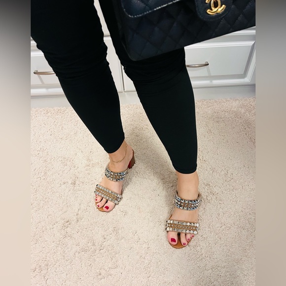 Christian Louboutin block stud heel sandal - Picture 2 of 5
